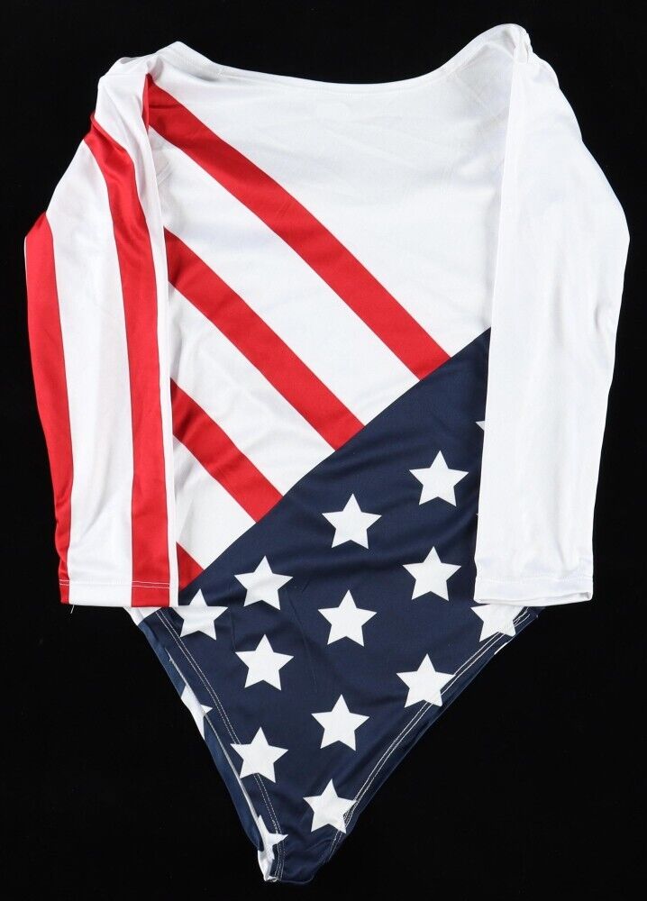 Mary Lou Retton Americas Sweetheart Signed Singlet / 1984 Summer Olympic Beckett