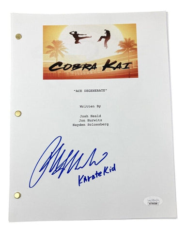 Ralph Macchio (Daniel LaRusso) Signed Cobra Kai -Ace Degenerate Script (JSA COA)