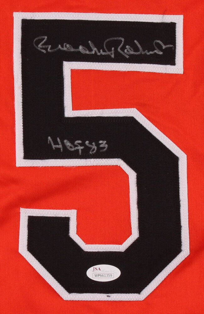 Brooks Robinson Signed Baltimore Orioles Jersey (JSA Hologram) Inscribed HOF 83