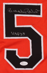 Brooks Robinson Signed Baltimore Orioles Jersey (JSA Hologram) Inscribed HOF 83