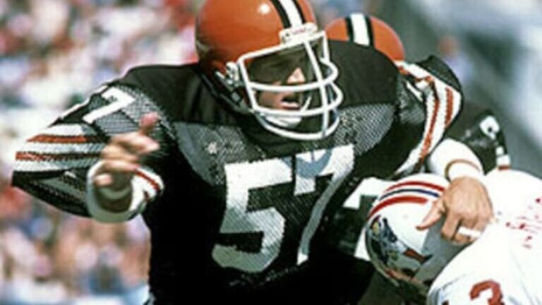 Clay Matthews Jr. Signed Cleveland Brown Kids Jersey (Beckett COA) 4xPro Bowl LB