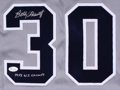 Bobby Shantz Signed New York Yankees Jersey Inscribed "1958 W.S.Champs"(JSA COA)