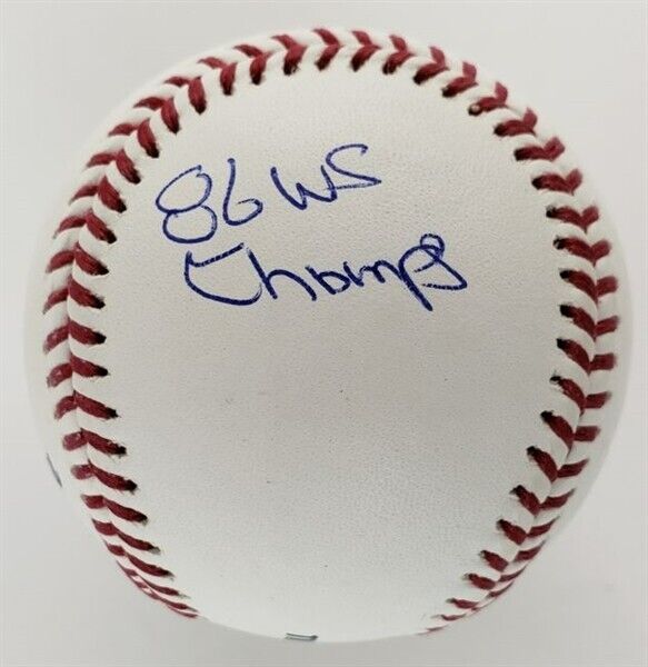 Darryl Strawberry New York Mets 2xInscribed & Signed OML Baseball (JSA COA)