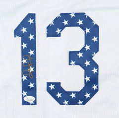 Omar Vizquel Signed Team USA Jersey (JSA) 11xGold Glove Winning Shortstop