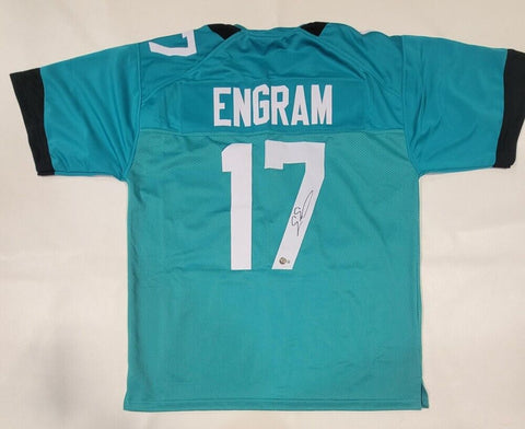 Evan Engram Signed Jacksonville Jaguars Jersey (Beckett) Ex-N.Y. Giant Tight End
