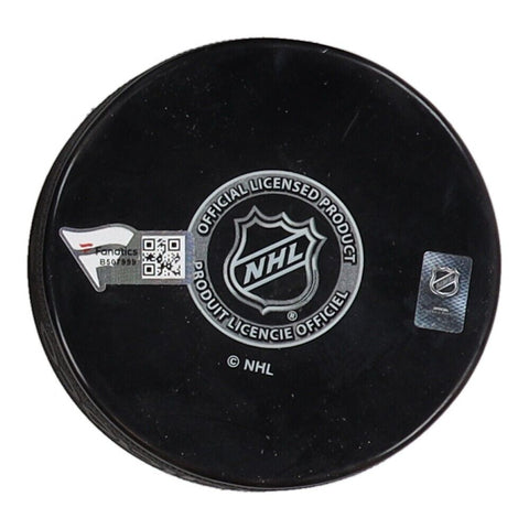 Charlie McAvoy Signed Boston Bruins NHL Logo Puck (Fanatics) All Star Defensman