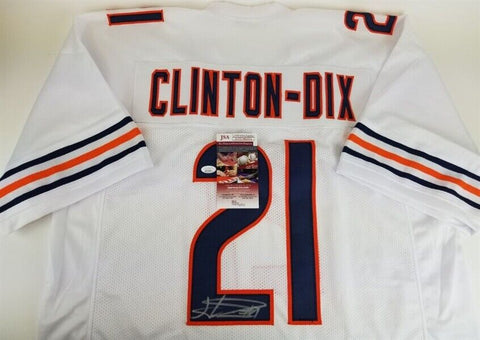 Ha Ha Clinton-Dix Signed Chicago Bears Custom White Jersey (JSA Witness COA)