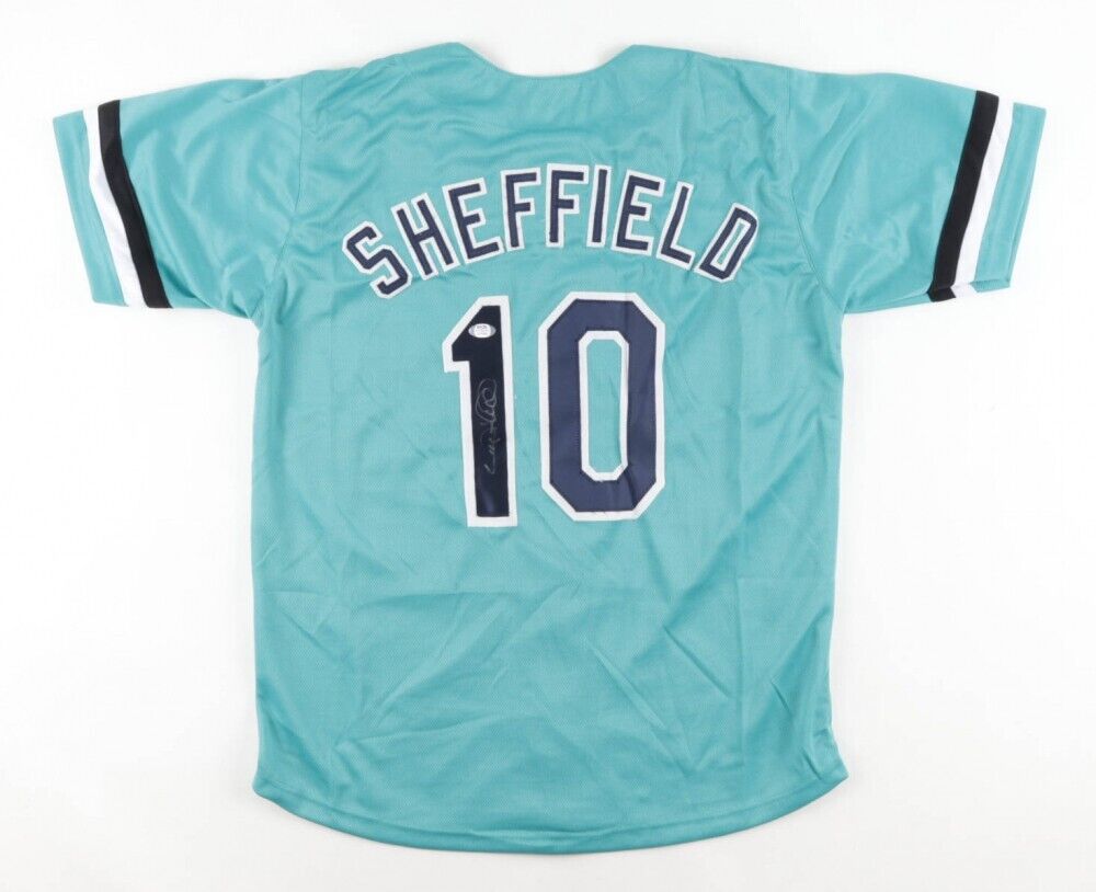 Gary Sheffield Signed Florida Marlins Jersey (PSA) 1997 World Series Champion OF