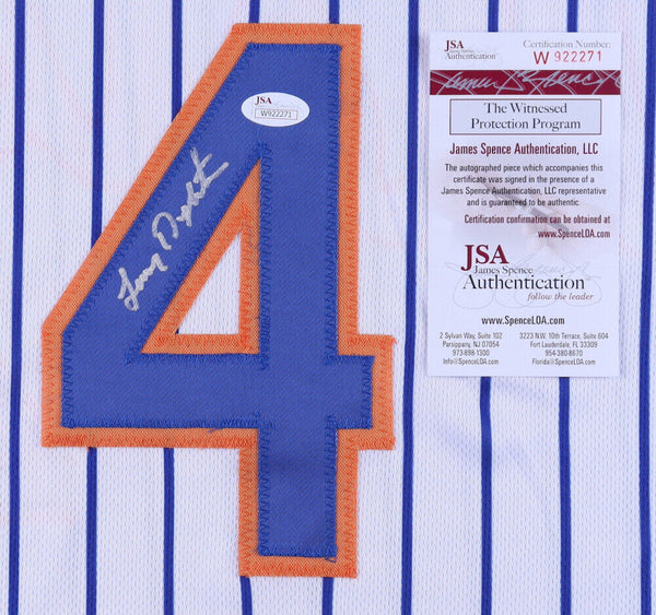 Lenny Dykstra Signed New York Mets Pullover Jersey (JSA COA) 86