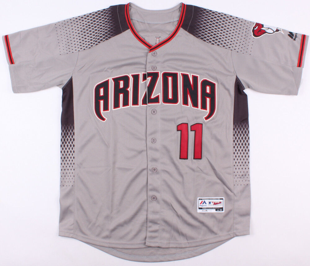 A. J. Pollock Signed Arizona Diamondbacks Majestic MLB Style Jersey (JSA COA)