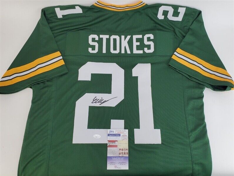 Eric Stokes Signed Green Bay Packers Jersey (JSA COA) 2021 1st Round Draft Pk DB