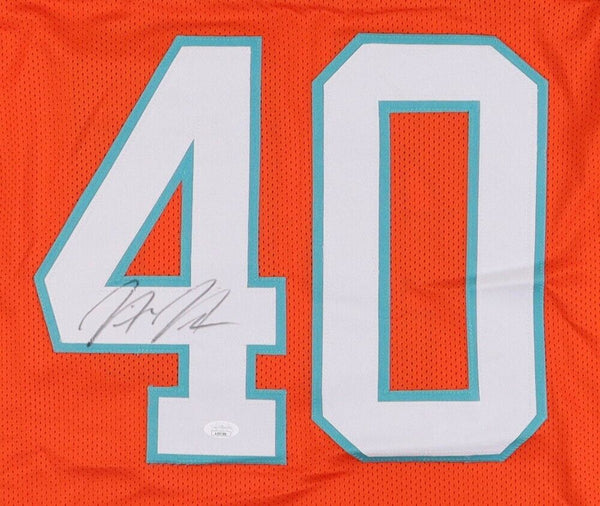 Nik Needham Signed Miami Dolphins Jersey (JSA COA) Ex-UTEP Miner Defen –