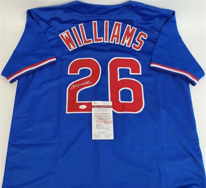 Billy Williams Signed Chicago Cub Jersey (JSA COA) 1972 Batting Champ / HOF 1987