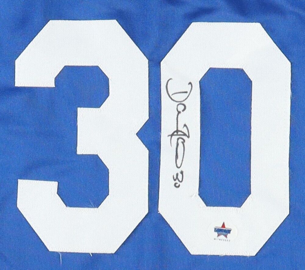Dave Roberts Signed Dodgers City Blue Home Jersey (Gameday) Los Angeles Manager