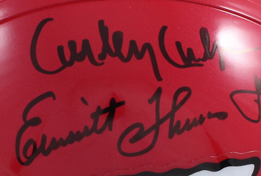 Chiefs Mini Helmet Signed by (4) With Culp, Stenerud, Emmitt Thomas & J Robinson