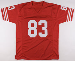 Renaldo Nehemiah Signed San Francisco 49ers Jersey (RSA Holo) W.R. / Track Star