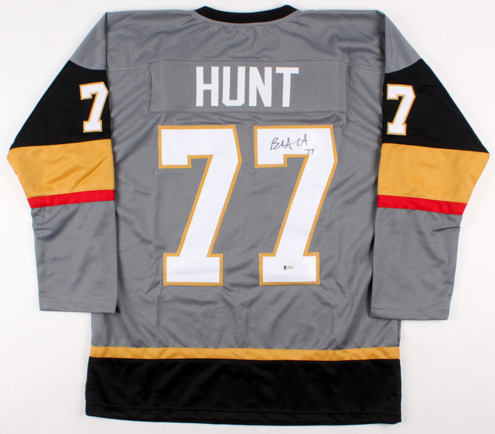 Brad Hunt Signed Golden Knights Jersey (Beckett COA) NHL Career 2012–present