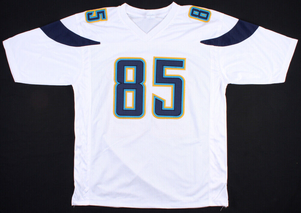 Antonio Gates Signed San Diego Chargers Jersey (Beckett COA) 8×Pro Bowl T.E.