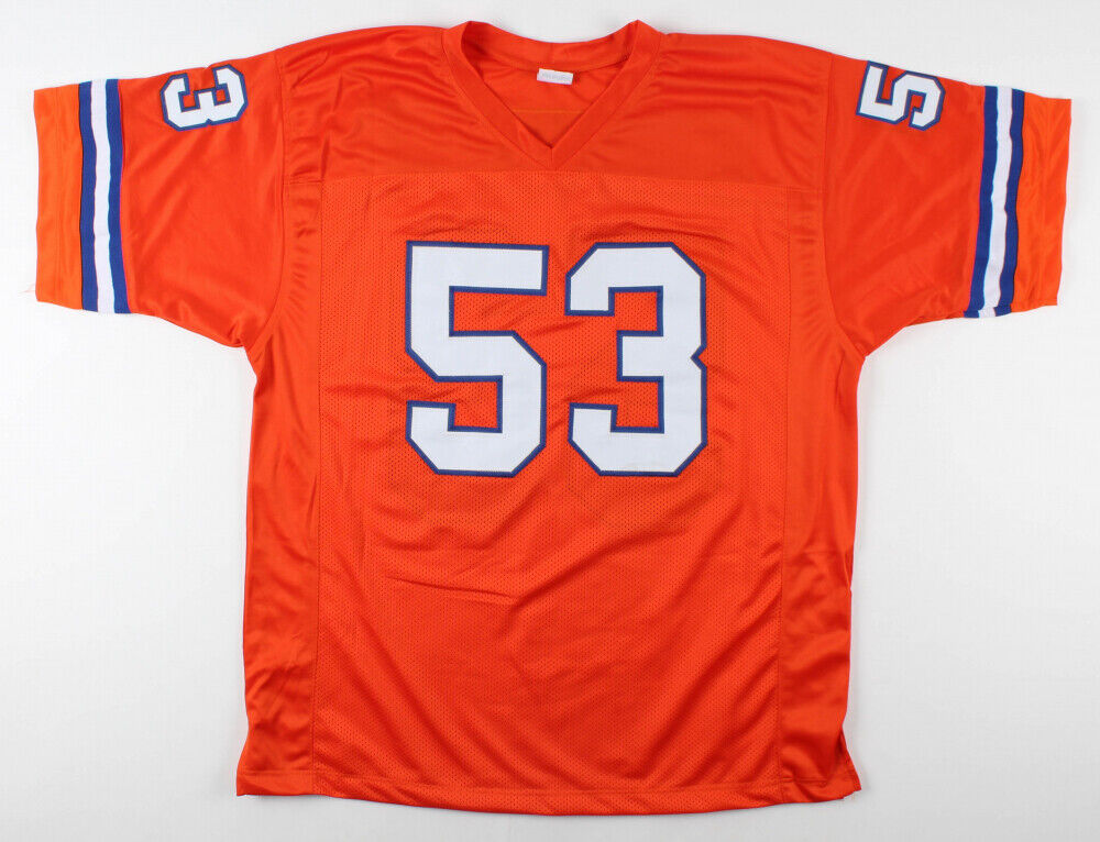Randy Gradishar Signed Denver Broncos Jersey Inscribed "R.O.Y '89" (JSA COA) L.B