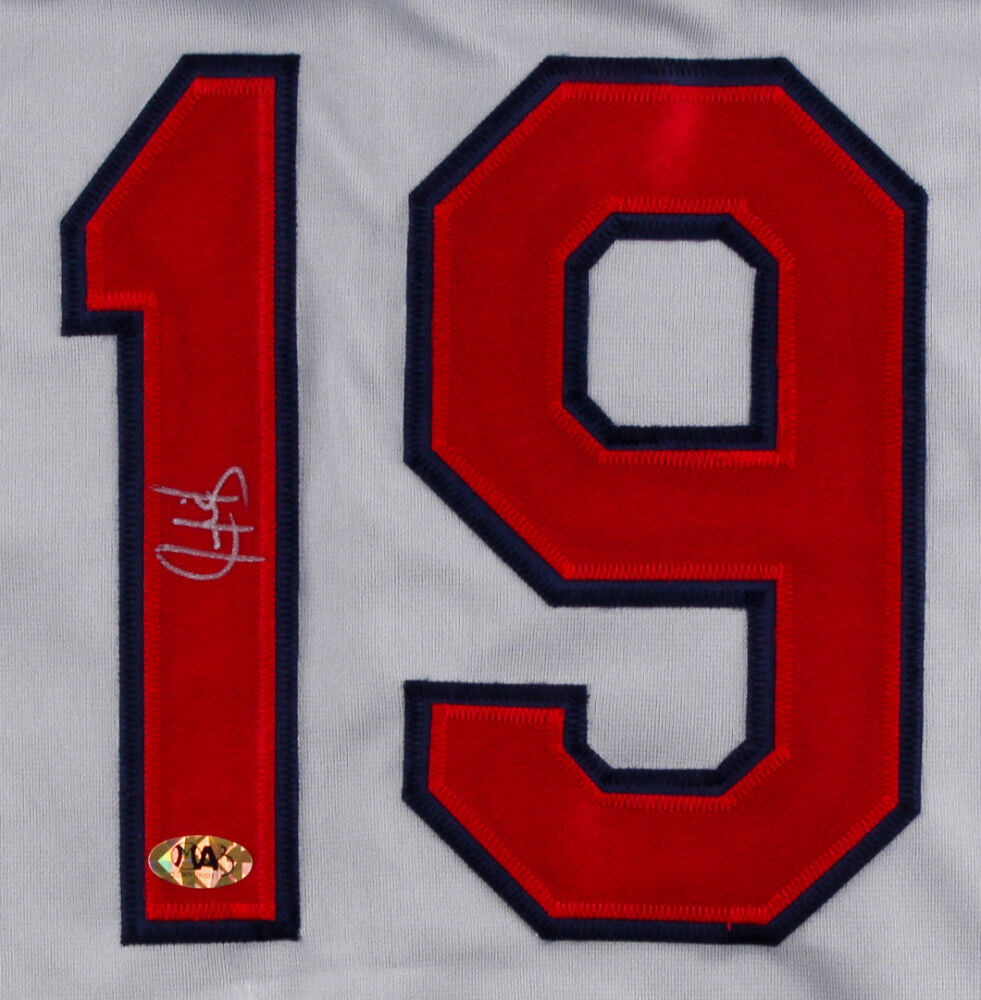 Juan Gonzalez Signed Texas Rangers Gray Jersey (MAB Hologram) MVP 1996 & 1998