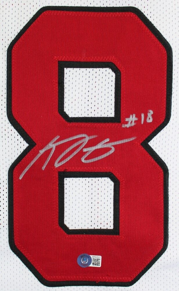 A J Green Signed Arizona Cardinal Red Jersey (Beckett) 7xPro Bowl Wide Receiver