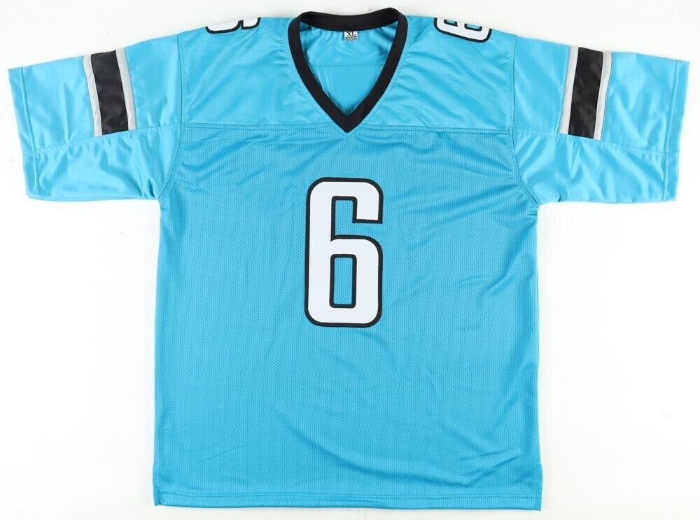 Miles Sanders Signed Carolina Panther Jersey (JSA COA)Ex-Penn State Running Back