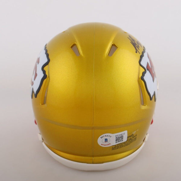 Nick Bolton Signed Kansas City Chief Flash Alternate Speed Mini Helmet –