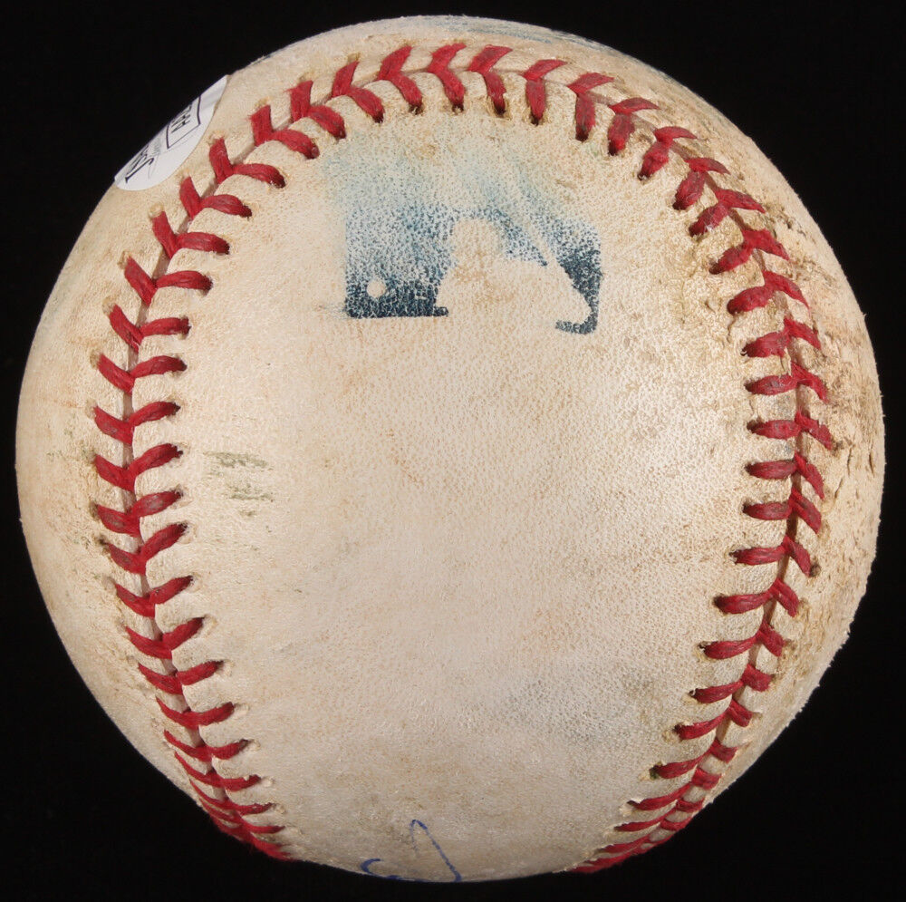 Dexter Fowler Signed Game-Used OML Baseball w/ Display Case (JSA COA) 2016 Cubs