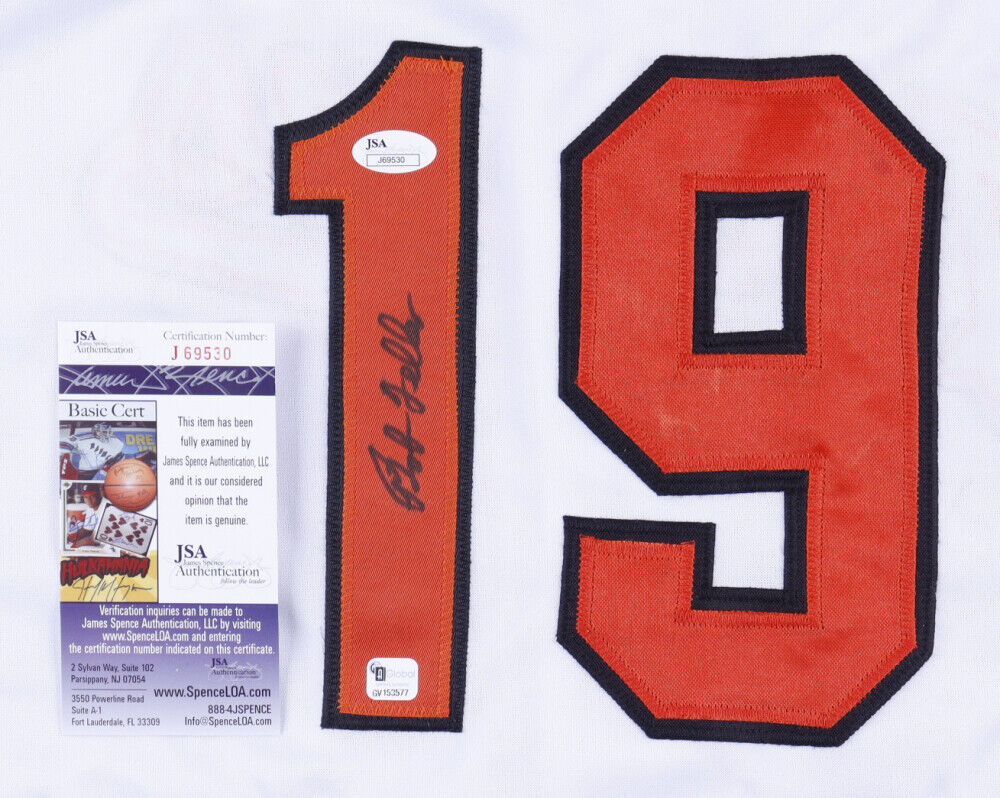 Bob Feller Signed Cleveland Indian Jersey (JSA COA) Hall of Fame 1962 / Pitcher