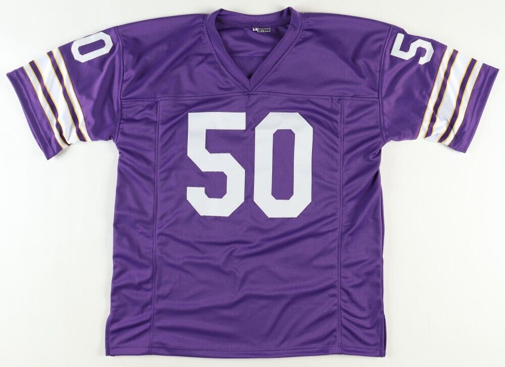 Minnesota Viking 50 Greatest Jersey Signed By (8) All Time Greats / See list JSA