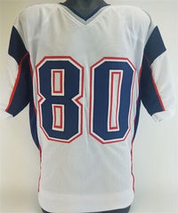 Irving Fryar Signed New England Patriots Jersey (JSA COA) Super Bowl XX W.R.