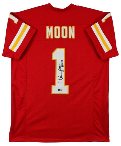 Warren Moon Signed Chiefs Jersey Inscribed HOF 06(Beckett