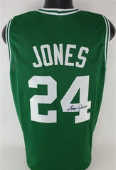 Sam Jones Signed Boston Celtics Jersey (JSA COA) Hall of Fame 2018 /Died in 2021
