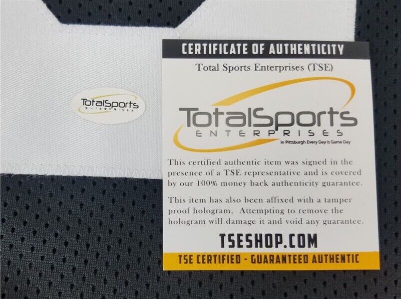 Ernie Mills Signed Pittsburgh Steelers Jersey (TSE COA) Wide Reciever 1991-1996