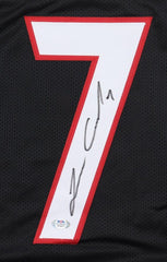 Lorenzo Carter Signed Georgia Bulldogs Black Jersey (PSA) Atlanta Falcons L.B.
