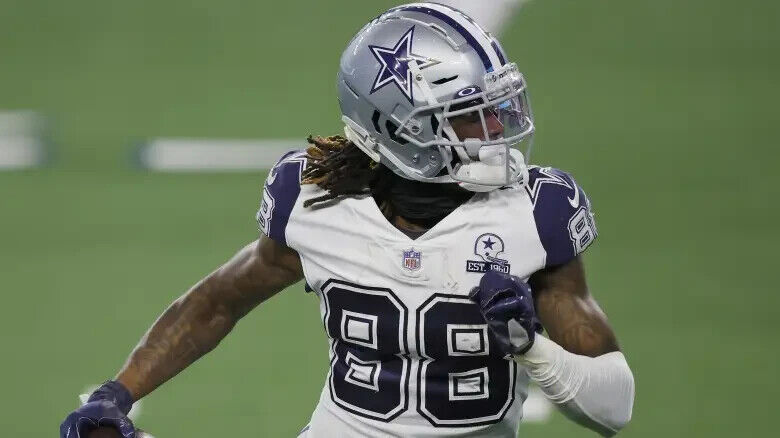 CeeDee Lamb Cowboys Signed Mini Helmet (JSA) Dallas 2021 Pro Bowl Receiver