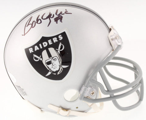 Bob Golic Signed Raiders Mini Helmet (JSA COA) 3xPro Bowl Defensive Tackle