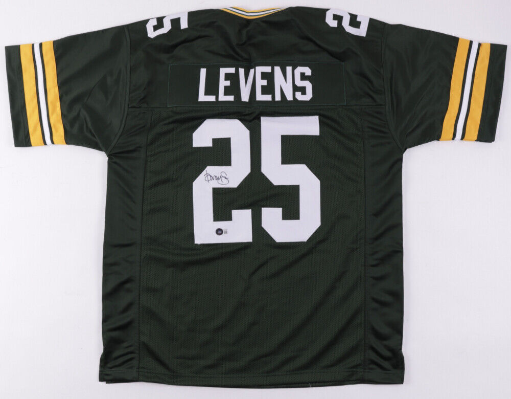 Dorsey Levens Signed Packers Jersey (Beckett Hologram) Green Bay R.B. 1994–2001