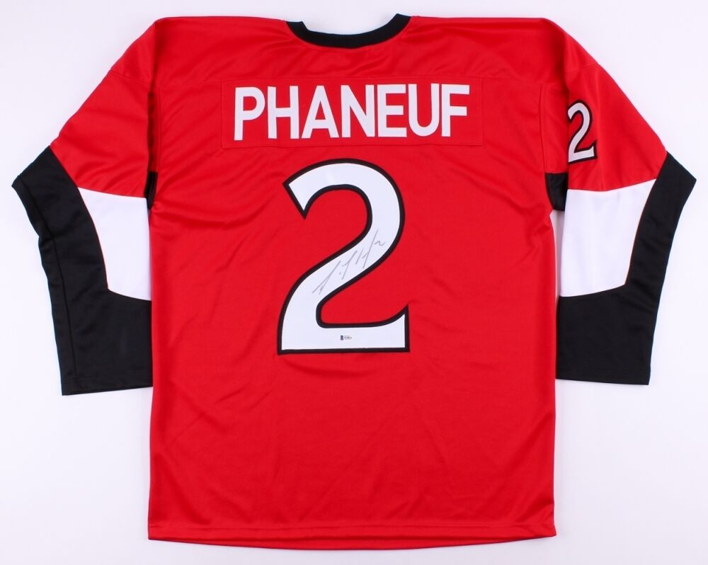 Dion Phaneuf Signed Senators Jersey (Beckett COA) Playing career 2005–present