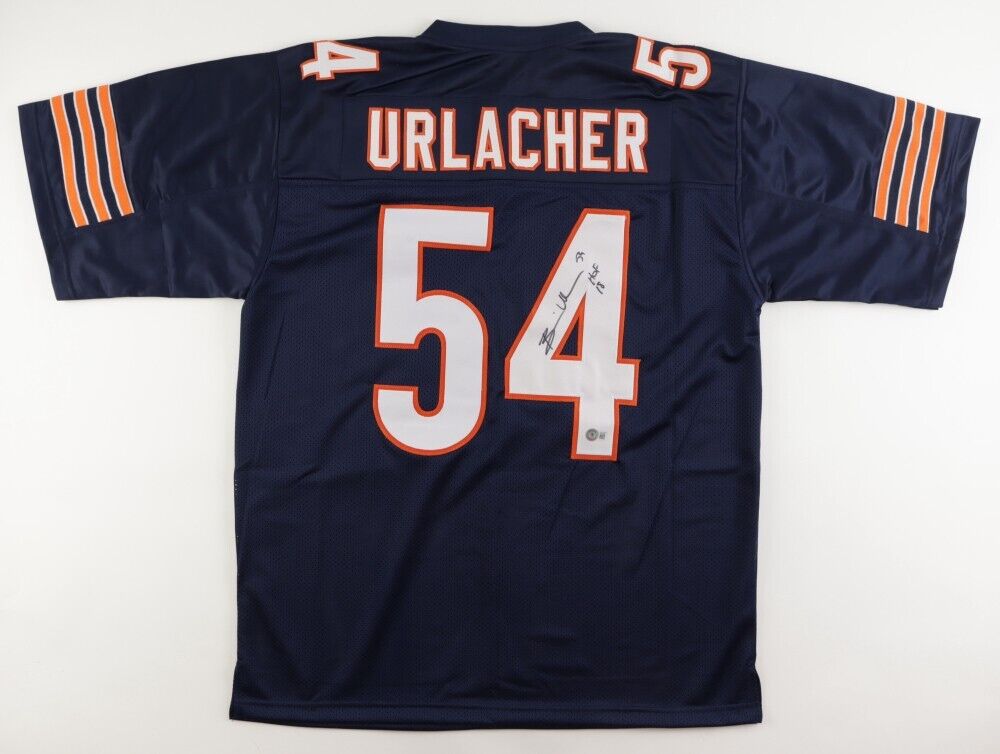 Brian Urlacher Signed Chicago Bears Jersey (Beckett ) 8xPro Bowl Linebacker