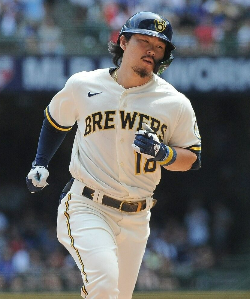 Keston Hiura Signed Brewers Nike Jersey (JSA COA) Milwaukee's 2017 1st Round Pck