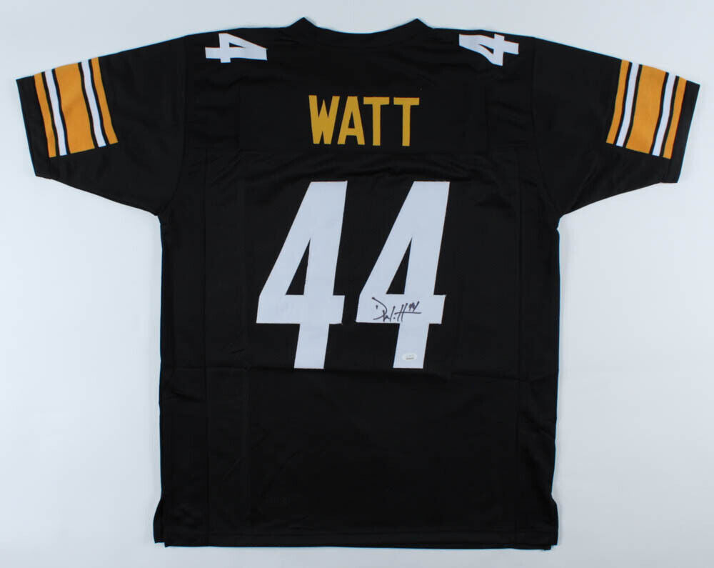 Derek Watt Signed Steeler Black Road Jersey (JSA COA) Pittsburgh Starting F..B.
