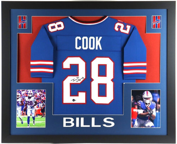 James Cook Signed Buffalo Bills Custom Jersey (Beckett Witness Certified ), Auction of Champions, Sports Memorabilia Auction House