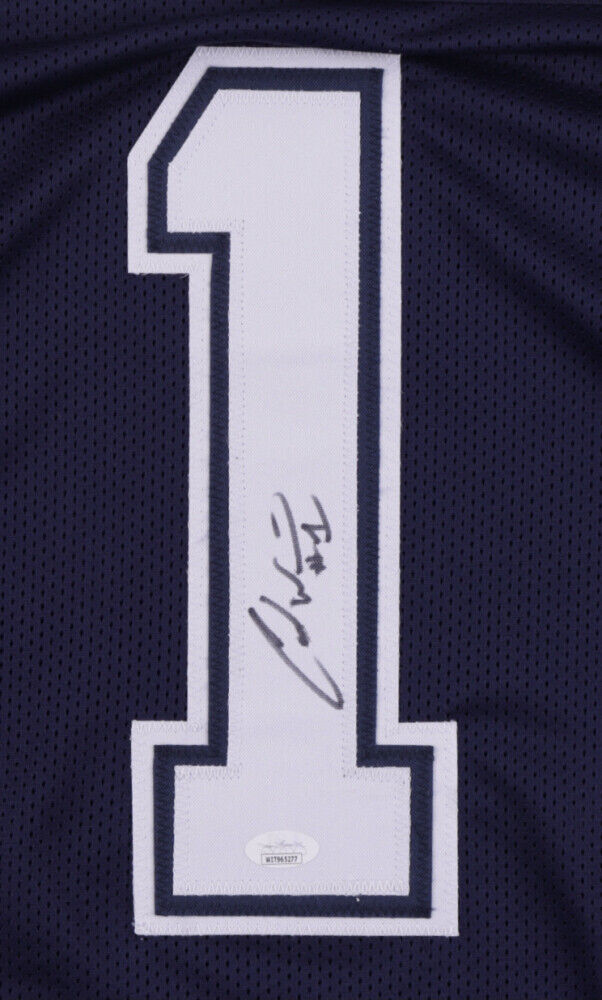 Cedrick Wilson Jr Signed Cowboys Jersey (JSA Holo) Dallas Draft Pick 2018 / W R