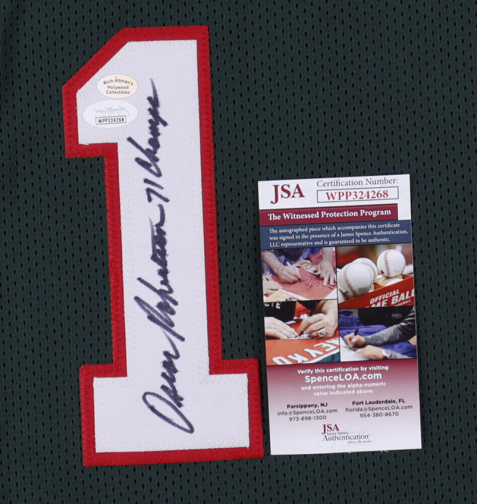 Oscar Robertson Signed Milwaukee Bucks "71 Champs"  The Big O Jersey (JSA COA)