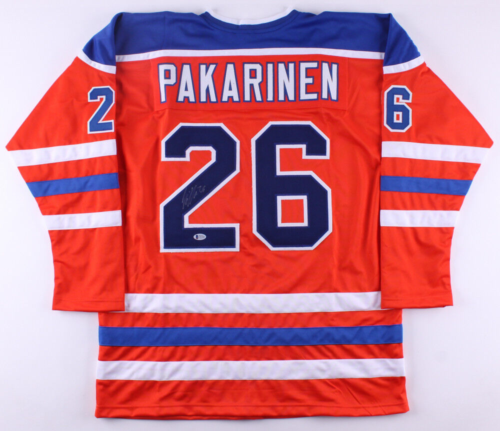 Iiro Pakarinen Signed Oilers Jersey (Beckett COA) Playing career 2009–present