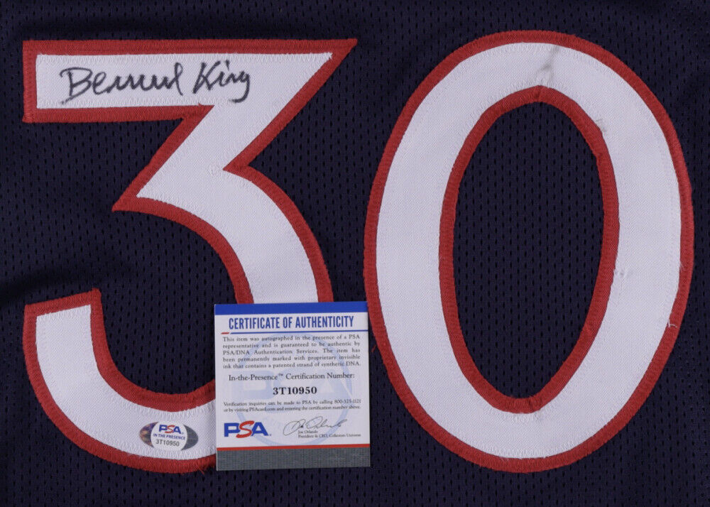 Bernard King Signed New York Knick Throwback Jersey (PSA/DNA COA) 4xNBA All Star