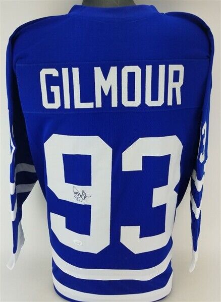 Doug Gilmour Signed Toronto Maple Leafs Custom Jersey (JSA Witness COA)