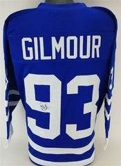 Doug Gilmour Signed Toronto Maple Leafs Custom Jersey (JSA Witness COA)