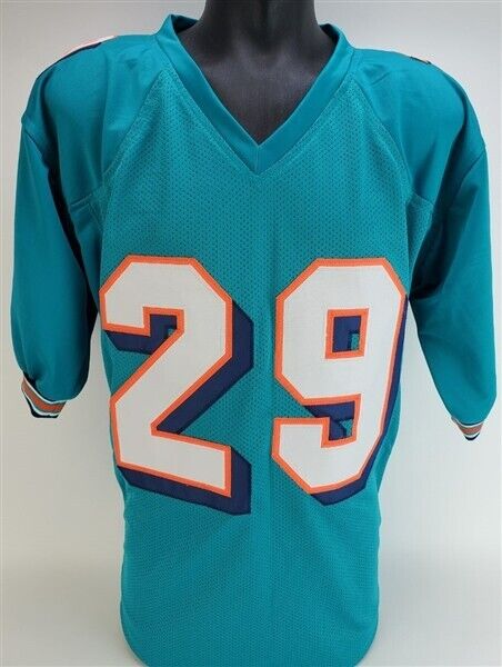 Sam Madison Signed Dolphins Jersey (JSA COA) Miami All Pro D.B. (1997–2005)